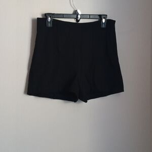 Express Shorts Women 10 Black High Waist Casual Academia Gothic Beach Resort